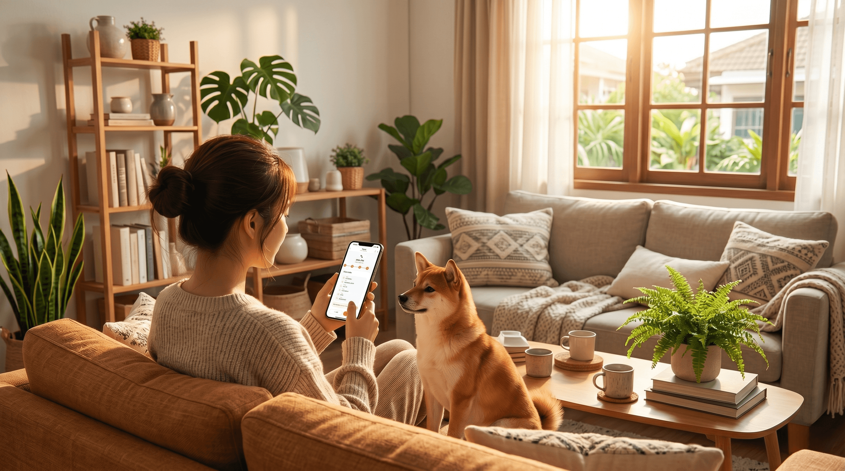 Customer booking on mobile